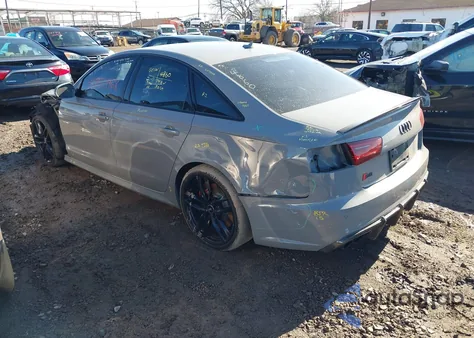 2017 Audi S6 4.0T Premium Plus из США, поврежденный, VIN WAUFFAFC7HN100172